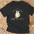 タックスlinuxペンギン須藤rm Rfコンピュータフリークハッカー Tシャツ 高齢者への贈り物