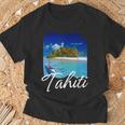 タヒチ フランス領ポリネシア タヒチ Tシャツ 高齢者への贈り物