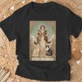 タロット メインクーンレディ アールヌーボー 猫好き Tシャツ 高齢者への贈り物