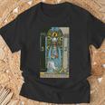 タロットカード The High Priestess ビンテージカード2 長袖tシャツ Tシャツ 高齢者への贈り物