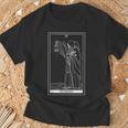 タロットカード隠者占い師オカルト魔女ウィッカン Tシャツ 高齢者への贈り物