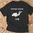 ダイビングモード スキューバダイビングインストラクターダイビング Tシャツ 高齢者への贈り物