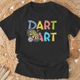 ダーツアート ダーツプレーヤー ダーツスポーツ ダーツボード ダーツ Tシャツ 高齢者への贈り物