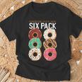 チェックアウトおれのシックスパックおもしろドーナツ Tシャツ 高齢者への贈り物