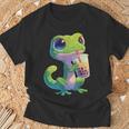 トカゲ かわいい 野生動物 ヤモリ かわいい 爬虫類 Tシャツ 高齢者への贈り物