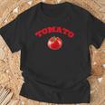 トマトティーVegetable Tシャツ 高齢者への贈り物
