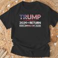 トランプ 2024 ザ・リターン Tシャツ 高齢者への贈り物
