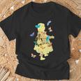 ドロシー・ゲイル・オズの魔法使い ヴィンテージフェアリーテイルブックアートスタイル Tシャツ 高齢者への贈り物