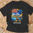 ニュージーランド国旗 旅行 お土産 ニュージーランド人 Nz キウイバード 長袖tシャツ Tシャツ 高齢者への贈り物
