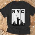 ニューヨークシティ Nyc スカイライン エンパイアステートビル Tシャツ 高齢者への贈り物