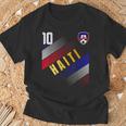 ハイチ国旗 ハイチのプライド愛好家 Tシャツ 高齢者への贈り物