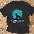 バスカヴィル犬小屋 巨大猟犬へようこそ シャーロック・ホームズ Tシャツ 高齢者への贈り物