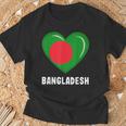 バングラデシュ国旗シャツ Tシャツ 高齢者への贈り物