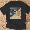 パグ 犬 面白いtシャツ イヌ 釣り メンズ おもしろ 面白い 服 おもしろグッズ 文字tシャツ ネタ 海釣り 川釣り Tシャツ 高齢者への贈り物