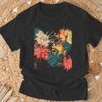 パリのカカオ、ティー、コーヒー Tシャツ 高齢者への贈り物