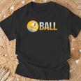 ビリヤード プールボール 9ボール アパレル 9ボール チーム リーグ用 Tシャツ 高齢者への贈り物