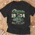 ビンテージ バイク バイカー バイクの誕生日 1964 年生まれ 長袖tシャツ Tシャツ 高齢者への贈り物