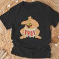 ビンテージ相撲力士 Eat ラーメン ヌードル アニメ 日本語 Tシャツ 高齢者への贈り物
