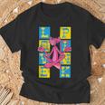 ピンクパンサー ヴィンテージ ラブ&ピンク禅チョークアート Tシャツ 高齢者への贈り物