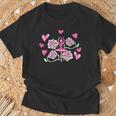 ピンクローズのバレリーナ バレエ Tシャツ 高齢者への贈り物