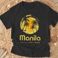 フィリピンのマニラ Tシャツ 高齢者への贈り物