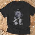 フライフィッシングシャツ ヴィンテージ 特許 描画 父の日 Tシャツ 高齢者への贈り物