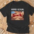 ホーミー ゲイ Irl ブロミーム 筋肉 バラ アニメ セクシー マンガ コミック Tシャツ 高齢者への贈り物