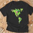 ポーランドボール北米と南米大陸 Tシャツ 高齢者への贈り物