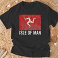 マン島旗 マンクス トラディショナル 3脚 Tシャツ 高齢者への贈り物