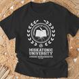 ミスカトニック大学クトゥルフ神話ネクロノミコン Call Of Cthulhu Miskatonic 大学 Tシャツ 高齢者への贈り物