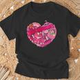 メルちゃん モチーフグラフィック 〜ハート〜 Tシャツ 高齢者への贈り物