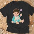 メルちゃんのおともだち あっちゃん Bigプリント Tシャツ 高齢者への贈り物