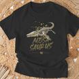 モササウルス スケルトン 古生物学者 化石 恐竜 恋人 Tシャツ 高齢者への贈り物