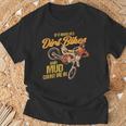 モトクロスバイカー、オートバイ、ダートバイク、スーパーモト。 Tシャツ 高齢者への贈り物