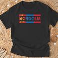 モンゴルのルーツ モンゴル国旗 モンゴルの誇り モンゴル Tシャツ 高齢者への贈り物