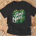 モンステラノード植物愛好家アルボ植物感謝の日を送る Tシャツ 高齢者への贈り物
