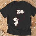 ヤギ好きの方へ かわいいかわいい赤ちゃんヤギのポケット付き Tシャツ 高齢者への贈り物
