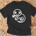 ヤモリ ペット好き かわいい アニメ ヤモリ 動物 生き物 Tシャツ 高齢者への贈り物