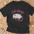 ライブ奇妙なオポッサム面白いポッサム Tシャツ 高齢者への贈り物