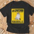 ラグドールの話を始めようかな。子猫猫の飼い主 ラグドール Tシャツ 高齢者への贈り物