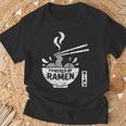 ラーメン 日本麺好き 食文化デザイン Tシャツ 高齢者への贈り物