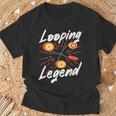 ルーピング レジェンド ヨーヨー ジャグリング ヨーヨーイング ヨーヨー Tシャツ 高齢者への贈り物