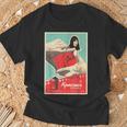 レッドカメラフィルムポスター 本物のソビエトアート Tシャツ 高齢者への贈り物