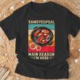 レトロ サムギョプサル 主な理由 僕がここにいる サムギョプサル恋人 Tシャツ 高齢者への贈り物