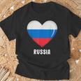 ロシア国旗シャツ Tシャツ 高齢者への贈り物