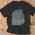 ロゼッタストーン Tシャツ 高齢者への贈り物