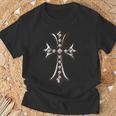 ロンバス シャイン パヴェ ダイヤ シルバー クロス Tシャツ 高齢者への贈り物