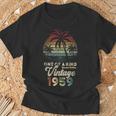 ヴィンテージ 1959年 誕生日 67歳 ヤシの木 レトロ Tシャツ 高齢者への贈り物