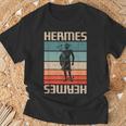 ヴィンテージ レトロ ギリシャ神 古代ギリシャ神話 エルメス Tシャツ 高齢者への贈り物