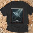 ヴィンテージブルーフィンツナ 5月2日世界デー Tシャツ 高齢者への贈り物